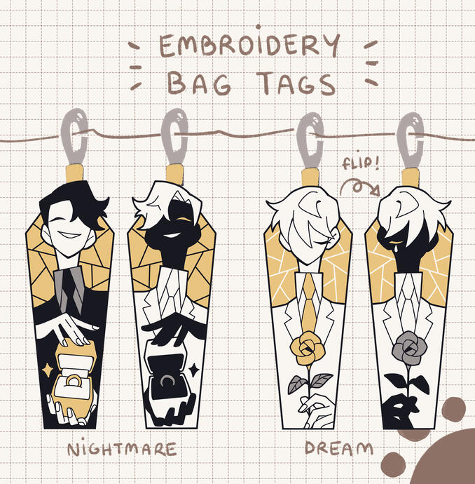 [Original] DM Bag Tags